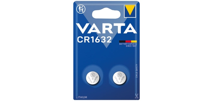 Pile bouton - Lithium - CR1632 - lot de 2