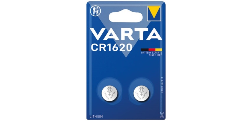Pile bouton - Lithium - CR1620 - lot de 2