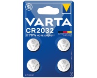 Pile bouton - Lithium - CR2032 - lot de 4