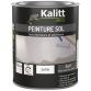 Peinture sol satin - 2 en 1 - intérieur et extérieur - 750 mL - blanc pur