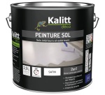 Peinture sol 2 en 1 Satin 2.5 L - Blanc Pur