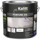 Peinture sol satin - 2 en 1 - intérieur et extérieur - 2.5 L - gris silex