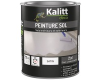 Peinture sol 2 en 1 Satin 0.75 L - Gris Argenté