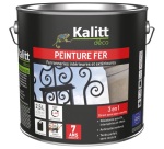 Peinture fer  3 en 1 intérieur et extérieur 2,5 L Brillant - Noir
