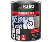 Peinture fer  3 en 1 intérieur et extérieur 0,5 L Brillant - Vert Sapin