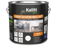 Laque glycéro Brillant Multi-supports 2.5 L - Blanc
