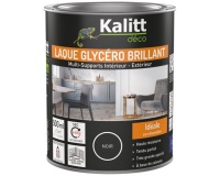 Laque glycéro Brillante Multi-supports 0.5 L - Noir