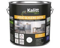 Laque glycéro Satin Multi-supports 2.5 L - Blanc