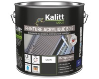 Peinture microporeuse 2,5 L Extérieur Bois Satin - Vert Basque