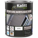 Peinture bois micrporeuse satin - extérieur - 500 mL - lagune