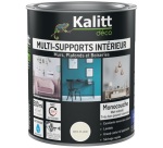 Peinture multi-supports 0,5 L Acrylique Mat - Gris plume