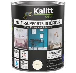 Peinture multi-supports 0,5 L Acrylique Mat - Craie