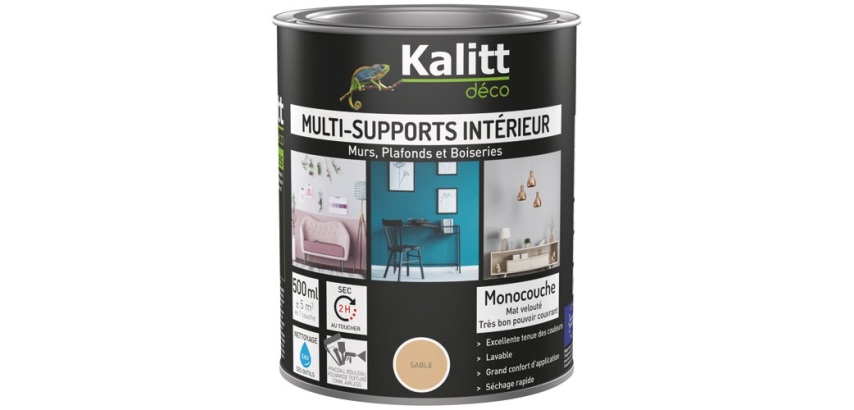 Peinture multi-supports 0,5 L Acrylique Mat - Sable