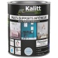Peinture acrylique mat - multi-supports - 0.5 L - bleu rétro