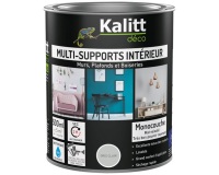 Peinture multi-supports 0,5 L Acrylique Mat - Gris Clair