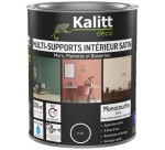 Peinture multi-supports 0,5 L Acrylique Satin - Noir