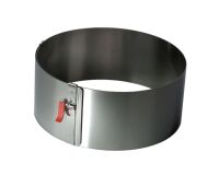 Cercle à pâtisserie extensible 18-30 cm / Hauteur 10 cm
