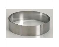 Cercle à tarte extensible inox
