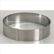 Cercle à tarte extensible inox