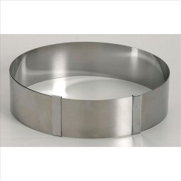 Cercle à tarte extensible inox