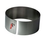 Cercle à pâtisserie extensible 18-30 cm / Hauteur 7 cm