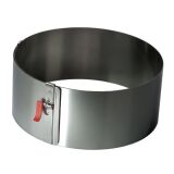 Cercle à pâtisserie extensible 18-30 cm / Hauteur 7 cm