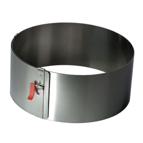 Cercle à pâtisserie extensible 18-30 cm / Hauteur 7 cm