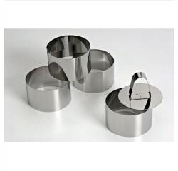 Lot de 4 cercles à mousse 7.5 cm + poussoir