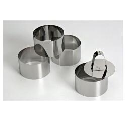 Lot de 4 cercles à mousse 10cm + 1 poussoir