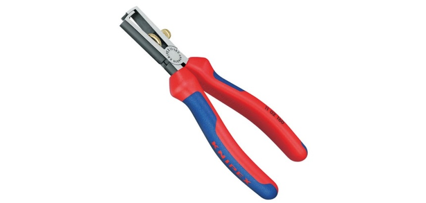 Pince à dénuder - avec ressort d'ouverture - universel - poignée bi-matière