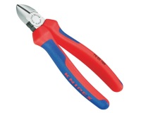 Pince coupante de côté - 160 mm - rouge/bleu