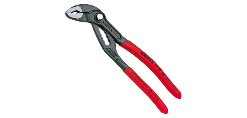 Pince multiprise Cobra® 180mm - Gainage PVC - Ouverture 36mm - 18 positions - SC