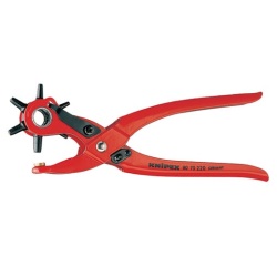 Pince emporte-pièces revolver - 220 mm - rouge