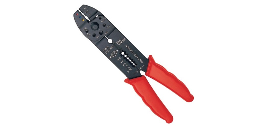 Pince à sertir universelle 3 en 1 - couper - dénuder - sertir les cosses -