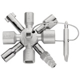 Clé universelle pour armoires de commande - 10 profilés  - 2 croix - 1 clé