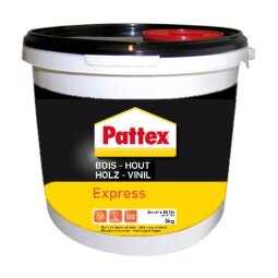 Colle à bois Express Pattex - Seau de 5 kg