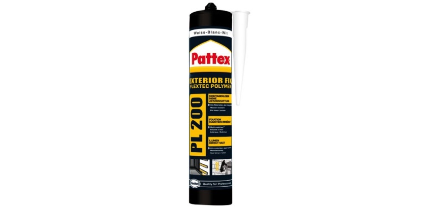 Pattex colle fixation PL200 cartouche 450g blanc