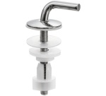 Abattant WC - duroplast - LongBeach - ovale type sandwich - blanc