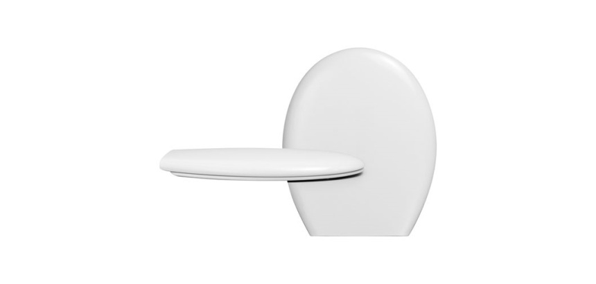 Abattant WC - polypropylène - Rio Beach - blanc