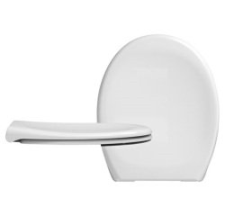 Abattant WC - duroplast - Pebble Beach - frein de chute - déclipsable - bla