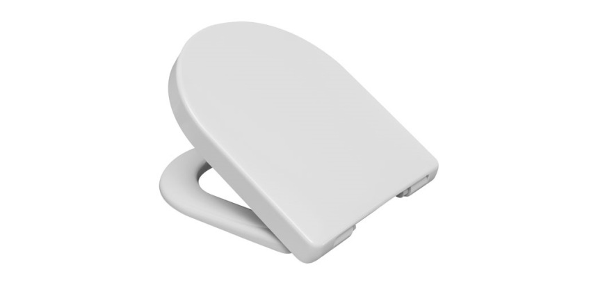 Abattant WC - thermoplastique - Tropea Beach - forme D - frein de chute - d