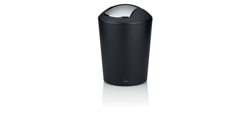 Poubelle 1,7 L Noire - Marta