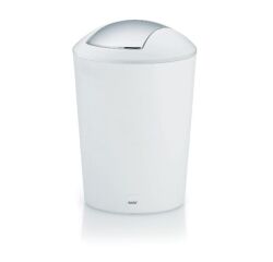 Poubelle 5 L Blanche - Marta