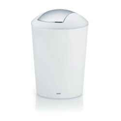 Poubelle 5 L Blanche - Marta