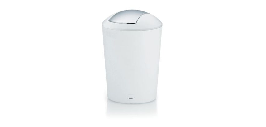 Poubelle 5 L Blanche - Marta
