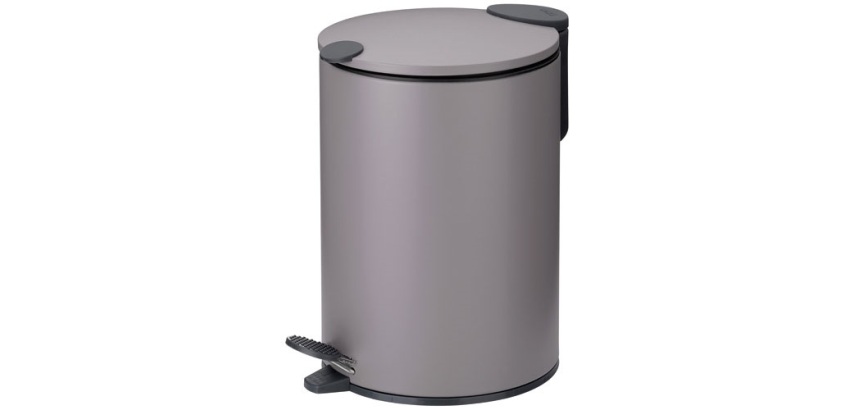 Poubelle 3 L Gris Clair - Mats