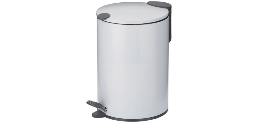 Poubelle 3 L Blanche - Mats