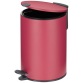 Poubelle 3 L Rouge Pastel - Mats