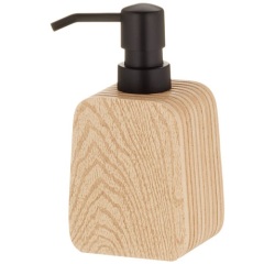 Distributeur à savon 250 ml Aspect Bois - Kaiu