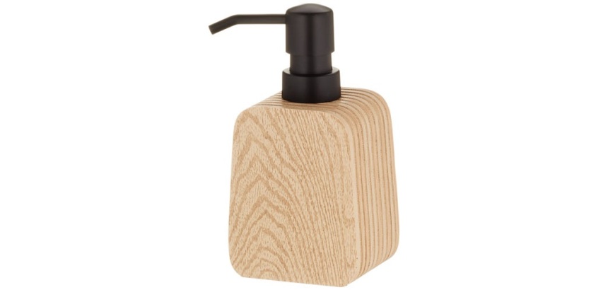 Distributeur à savon 250 ml Aspect Bois - Kaiu